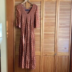 Christy Dawn Basil Dress Tikka Block XS/S